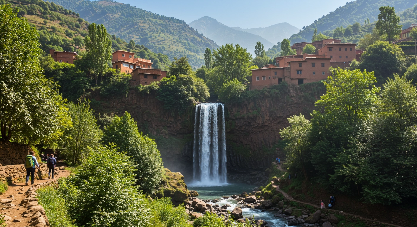 Ourika Waterfall Nature Escape Near Marrakech - Atlas Tifawine Safari